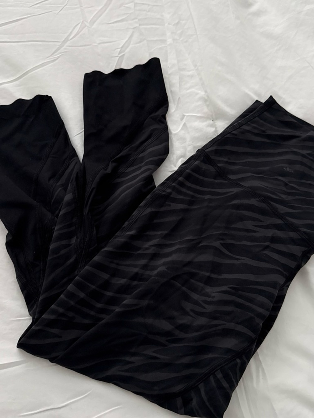 lululemon athletica Black Zebra-Effect High-Rise Leggings
